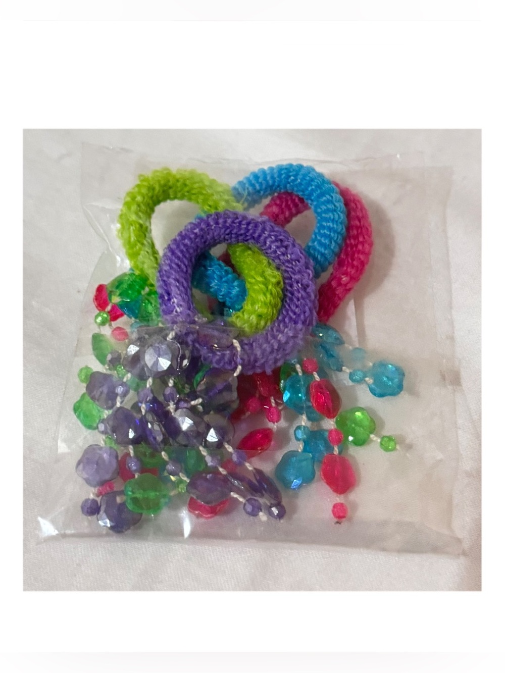 FREE Rainbow Crystal Hair Ties